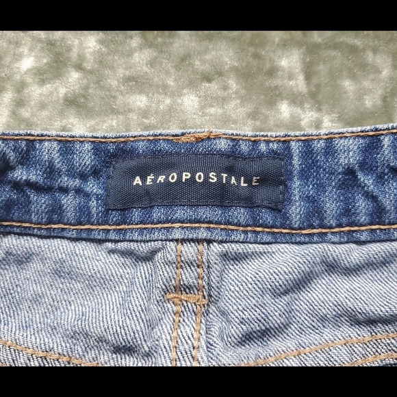 Aeropostale Distressed Denim Skirt - Picture 2 of 7
